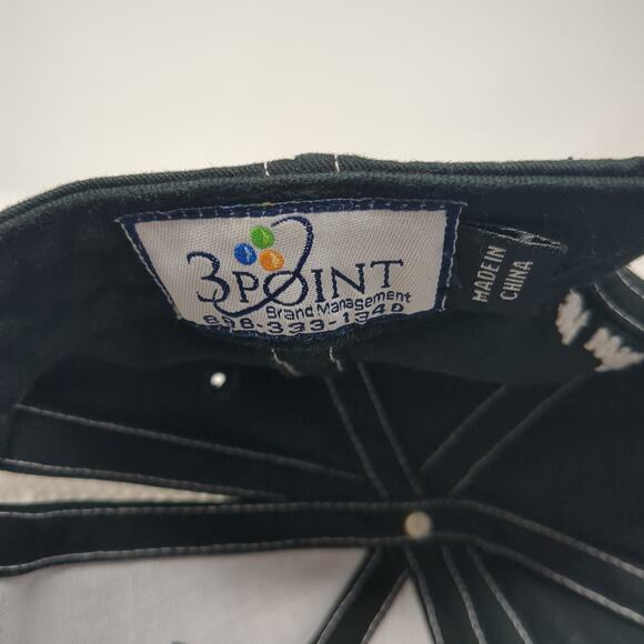 Leupold GX Rangefinder Baseball Cap Black One Size Adjustable 6 Panel 3 Point - Picture 10 of 11